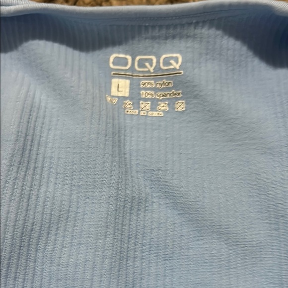 Light Blue Ribbed bodysuit - Picture 4 of 4